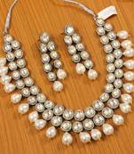 White Pearl Necklace Sets