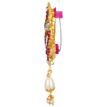 Gold diamond brooch 2