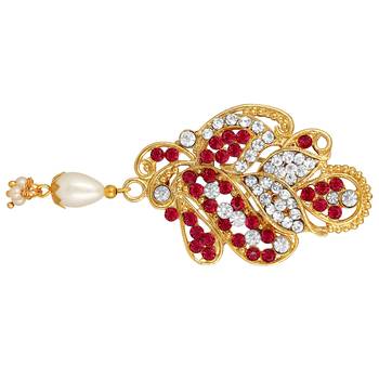 Gold diamond brooch 3