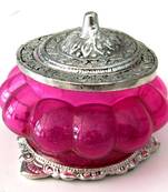Glass melon box - Pink