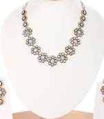 Designer Silver Cubic Zirconia Necklace Sets