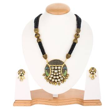 Jaipuri Black Onyx Necklace Sets 1