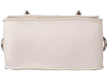 White Couple lock jelly sling Bag 3