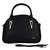 Black Solid colour D Shaped Hand Bag for women