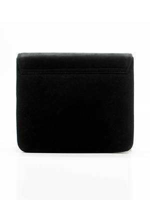 Black Suede Sling Bag 3