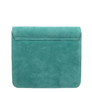 Green Suede Sling Bag 3