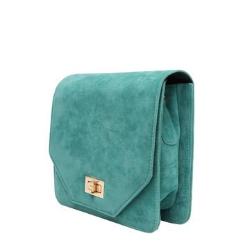 Green Suede Sling Bag 4