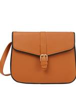 Piping Tan Sling bag