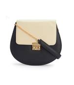 Black and Cream Sling bag