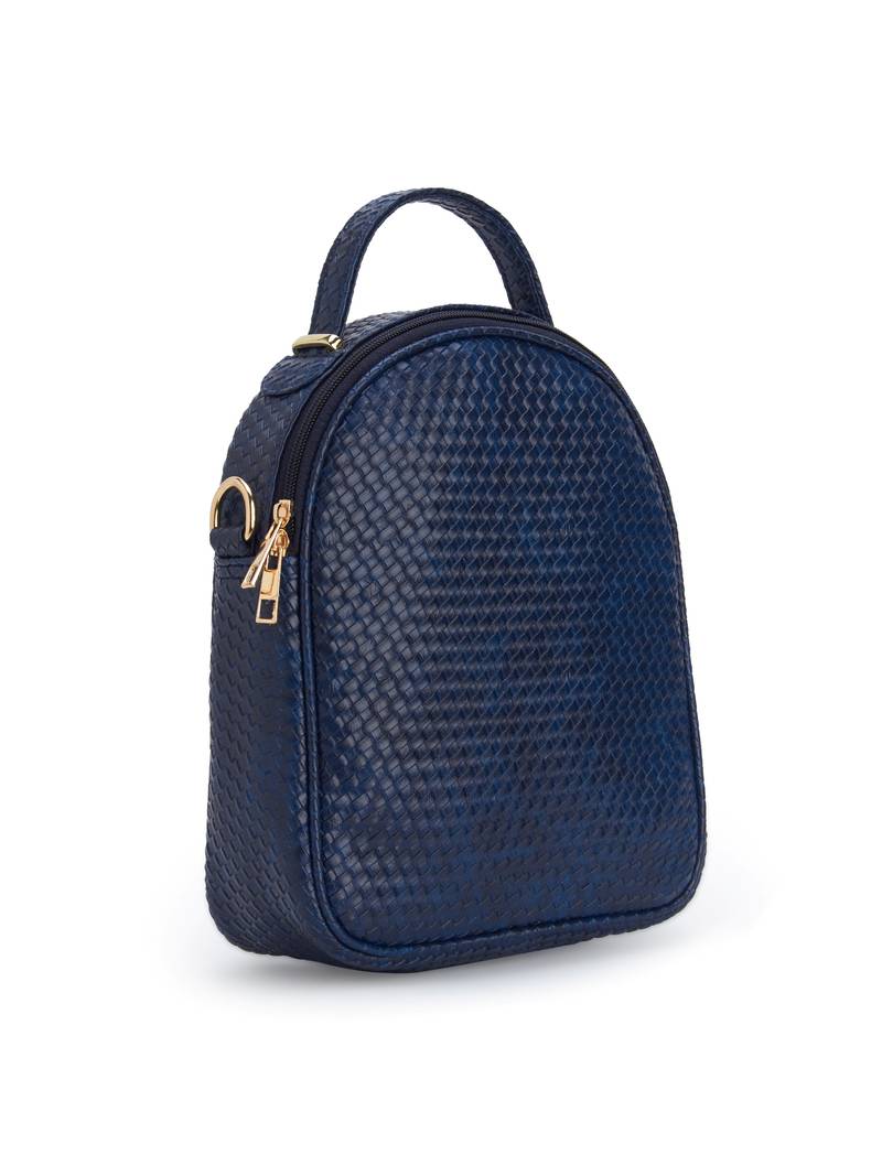 Blue Compact Backpack - Bagstopia - 2893675