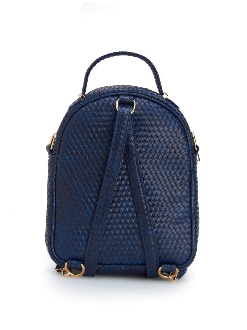 Blue Compact Backpack - Bagstopia - 2893675