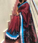 Odisha handwoven Ikat Weaving Cotton Saree without Blouse