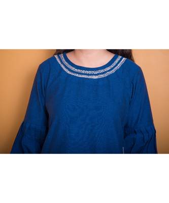 Blue Leaf Miniatures Khadi Cotton Kurta 2