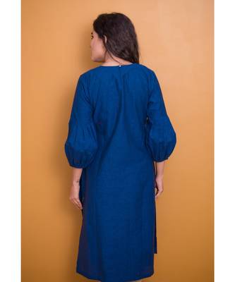 Blue Leaf Miniatures Khadi Cotton Kurta 3