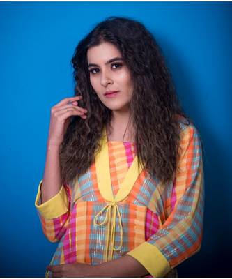 multicoloured khadi cotton kurta 2