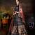 Navy Blue Resham And Sequins Embroidered Satin Semi Stitched wedding lehenga