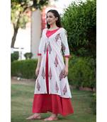 pink printed cotton dresses