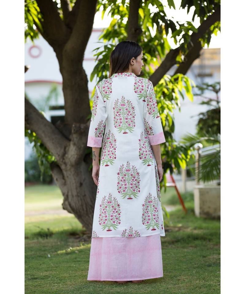 multicolor printed cotton dresses