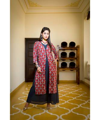 red printed cotton dresses 1