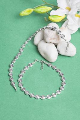 Silver anklets 1