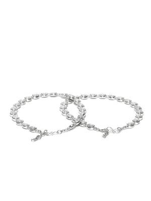 Silver anklets 5