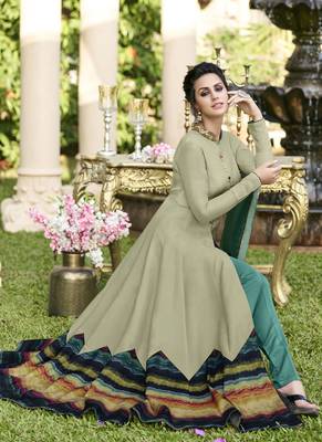 Pastel Woven Tussar Salwar 2