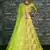 Seductive Neon Green Dori, Zari, and Sequins Embroidered Silk indian lehenga choli dress
