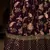 Seductive Purple Dori, Sequins, and Thread Embroidered Taffeta Silk Fabric Designer lehenga for wedding