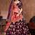 Seductive Purple Dori, Sequins, and Thread Embroidered Taffeta Silk Fabric Designer lehenga for wedding