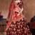 Appetizing Maroon Dori, Sequins, and Thread Embroidered Taffeta Silk Fabric Lehenga choli for Bride