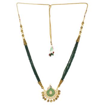 Green Peacock Onyx Necklace Sets 4
