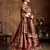Gorgeous Maroon Dori & Sequins Embroidered Silk lehenga choli for wedding
