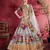 Glamorous Grey Pearl, Dori and Sequins Embroidered Art Silk Fabric Lehenga choli for Ceremonial