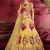 Captivating Yellow Pearl, Dori and Sequins Embroidered Art Silk Semi Stitched Party wear Lehenga choli