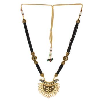 Black Jaipuri Onyx Necklace Sets 2