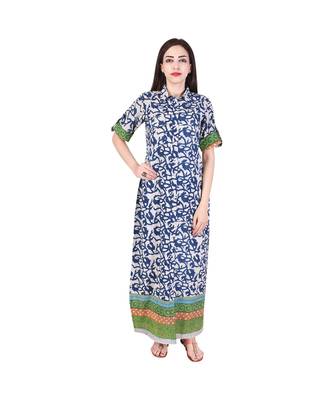 blue printed cotton dresses 1