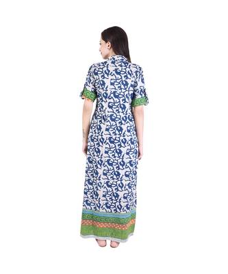 blue printed cotton dresses 3