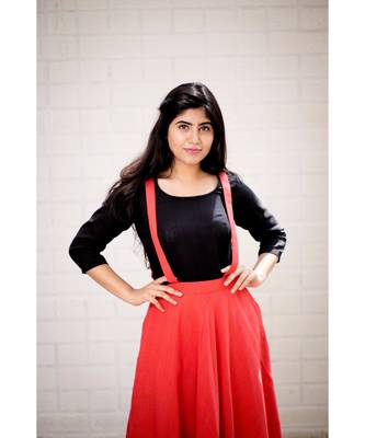 Pink Cotton Fit and Flare Dress 4