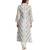 Ada Hand Embroidered Grey Cotton Lucknow Chikan Kurti