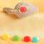Pipe shape golden hollow beads jewelry making