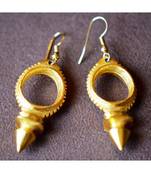 Native Matte Gold Dangler Earrings
