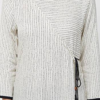 White plain rayon kurti 5