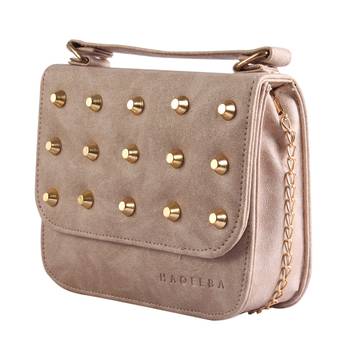 Women Casual White leatherette Sling Bag 2