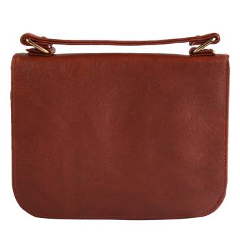 Women Casual Brown leatherette Sling Bag 3