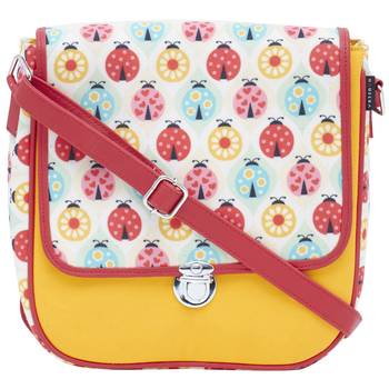 Haqeeba Casual Women Yellow Bugs Printed Sling Bag 1
