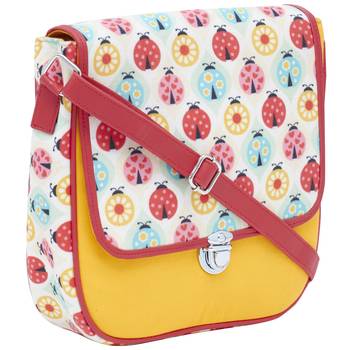Haqeeba Casual Women Yellow Bugs Printed Sling Bag 2