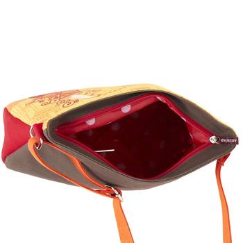 Haqeeba Casual Women Orange Ethnic Printed Sling Bag 4