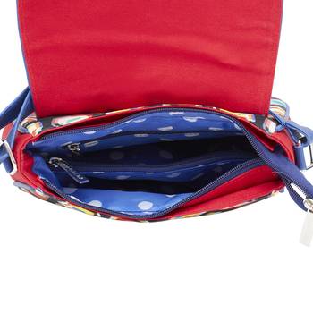 Haqeeba Casual Women Red Geometric Printed Sling Bag 4