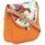Haqeeba Casual Women Orange Floral Printed Sling Bag