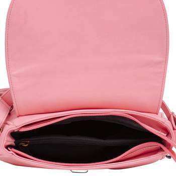 Haqeeba Casual Women Leatherette Pink Sling Bag 4
